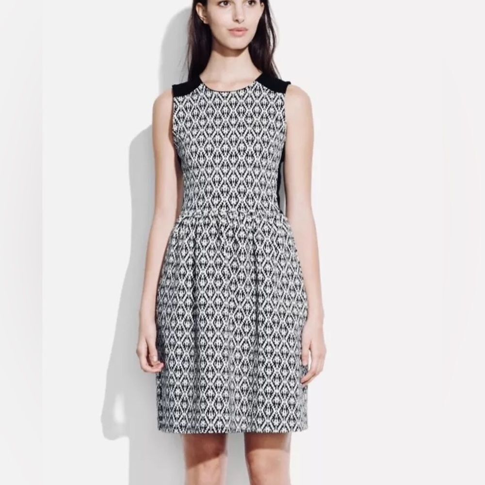 Madewell Jacquard Diamond Afternoon Dress Medium